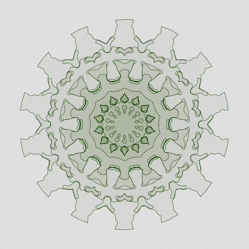 Handdrawn Kaleido #10 static token preview