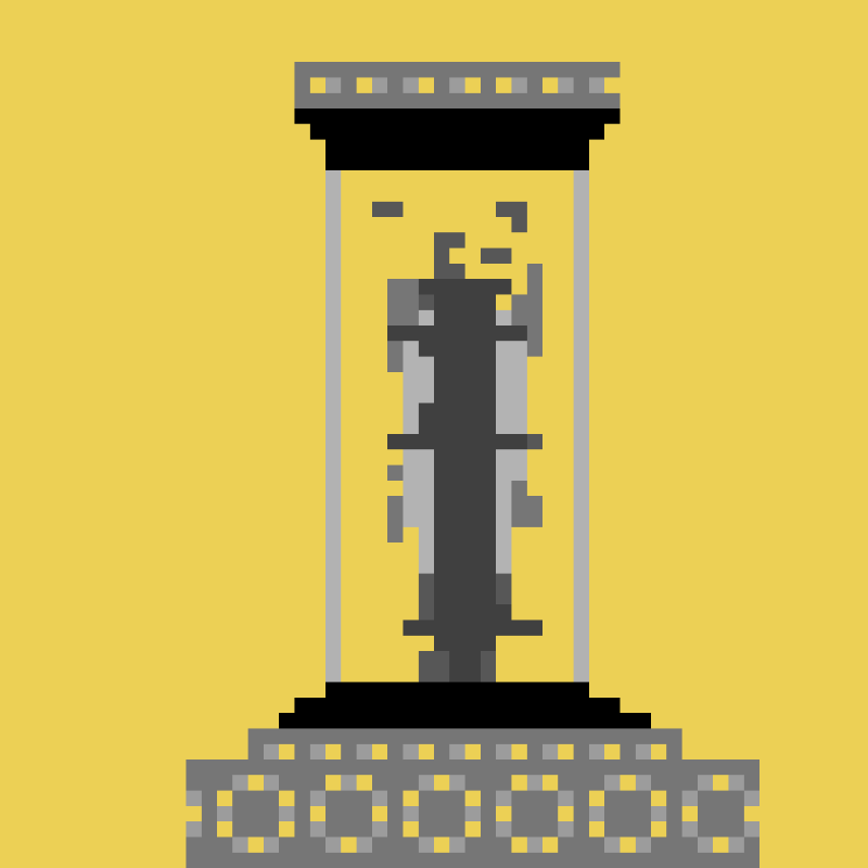 aLIEN IN THE MUSEUM #1 static token preview