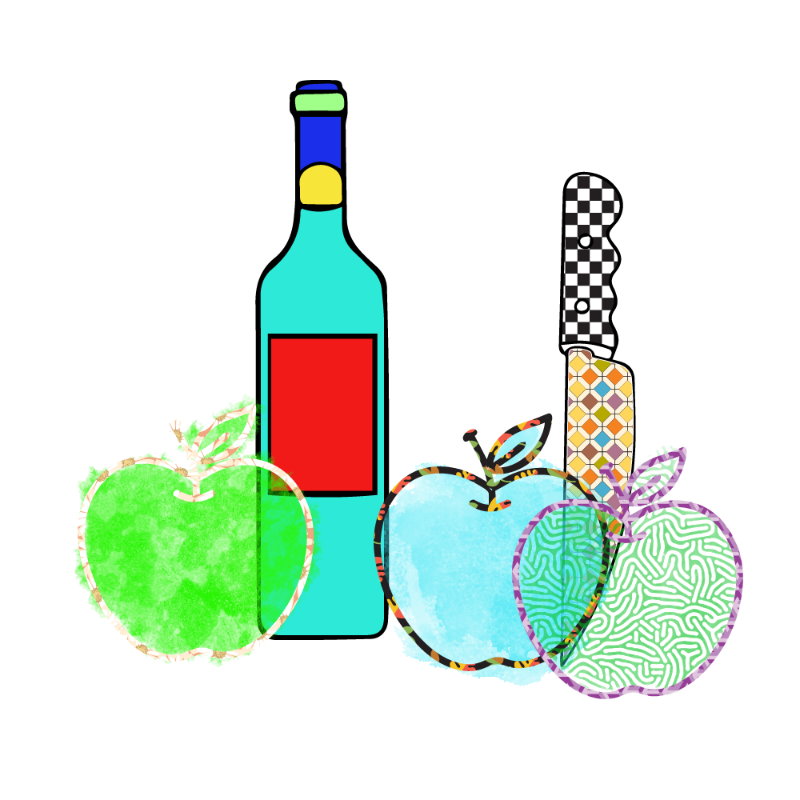 bottle and apples #23 static token preview