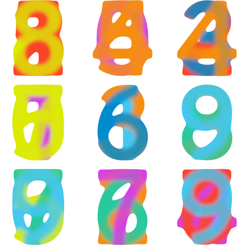 colors as numbers #3 static token preview