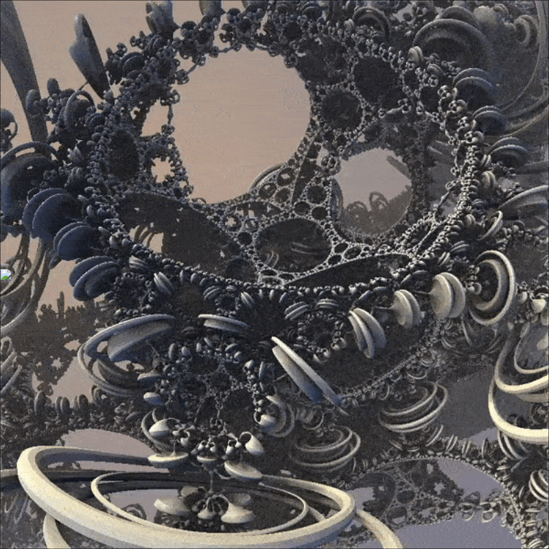 FXHASH FRACTAL WORLD #2 static token preview