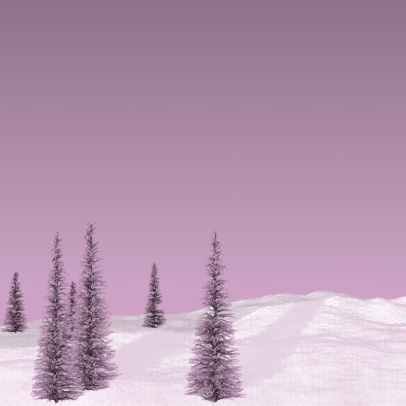 Snowy Hills #2 static token preview