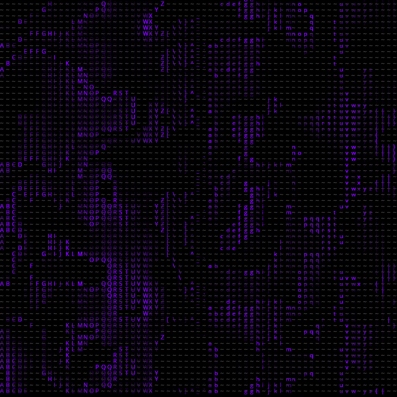 Ascii Noise #14 static token preview