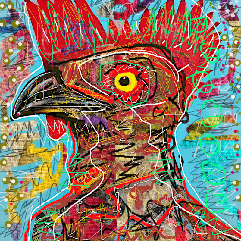 Weird Chickens #5 static token preview