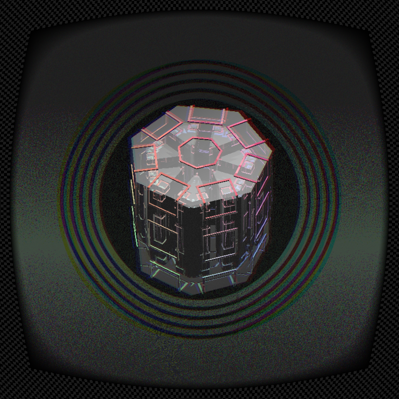 Glass kaleidoscope #5 static token preview