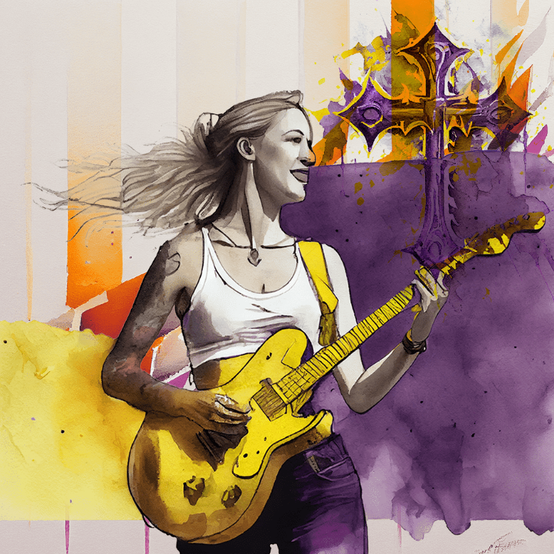 Hard Rock Girl 3 #5 static token preview