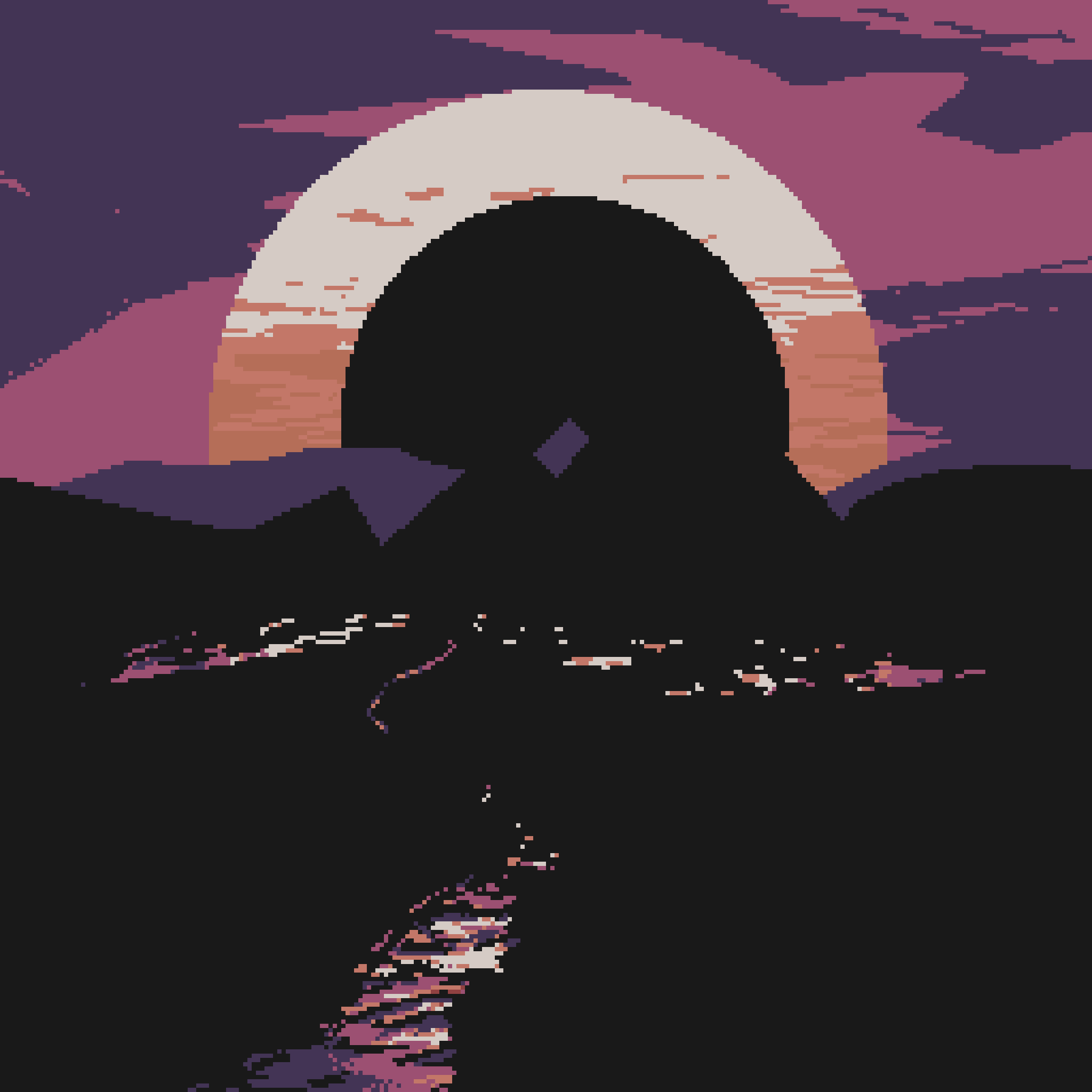 Pixel Sunset #12 static token preview