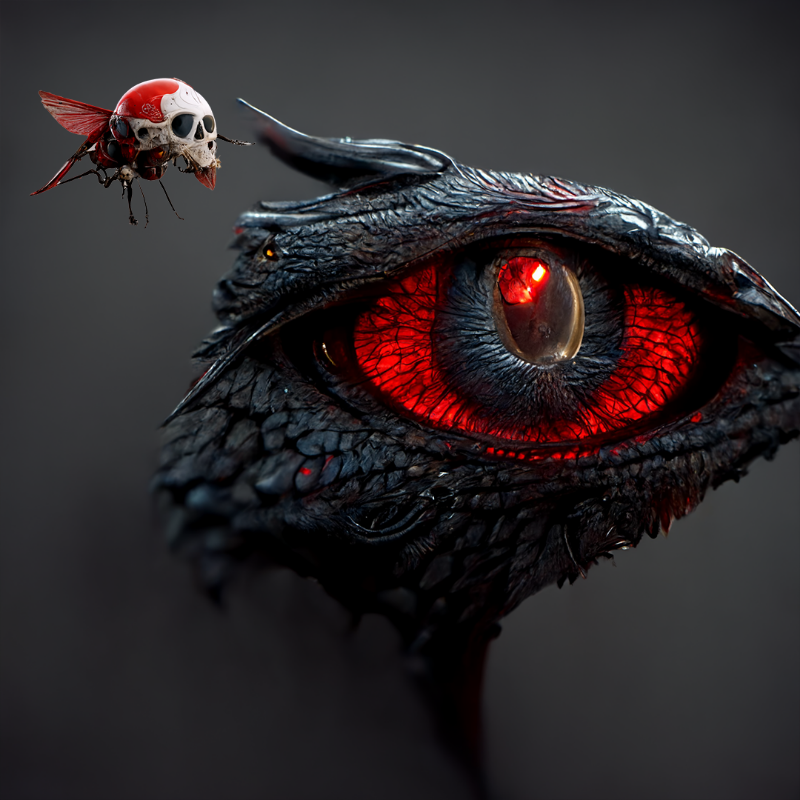 AI Eyes and Insect #7 static token preview