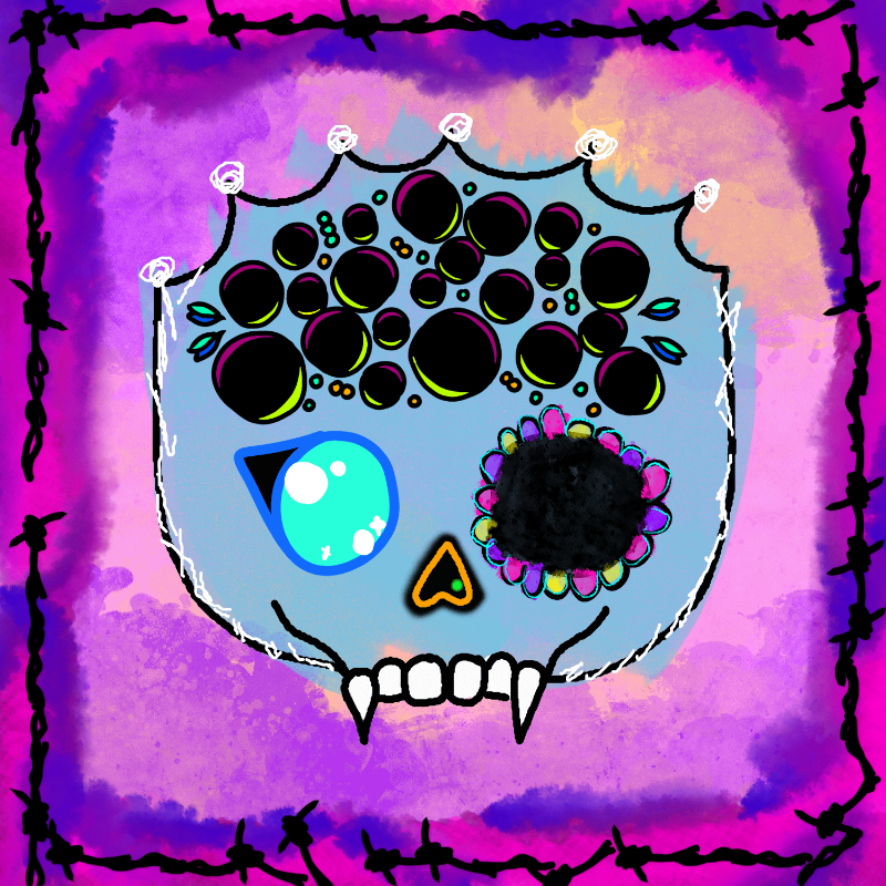 Mexican Candy Skulls #10 static token preview
