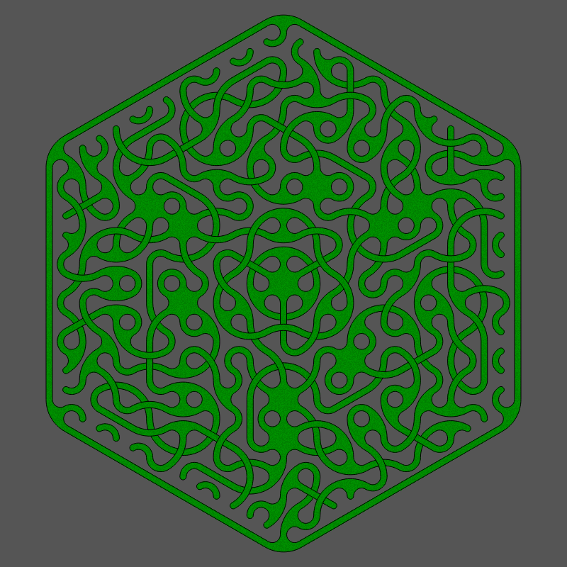 Threefold Symmetry - Dark Variations #11 static token preview