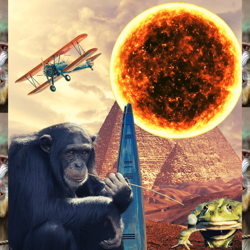 Banana & Pepe on mysterious trips #15 static token preview