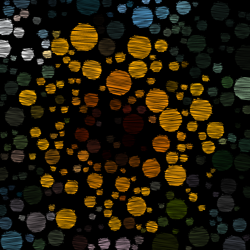 roughly packed flowers #12 static token preview