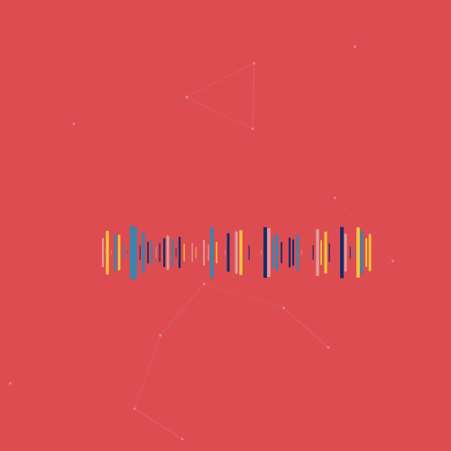 Constellation of particles in Space Sound #4 static token preview
