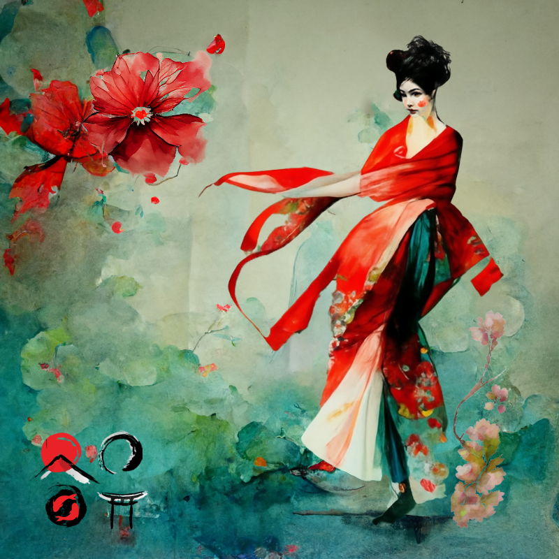The dancing geisha #16 static token preview
