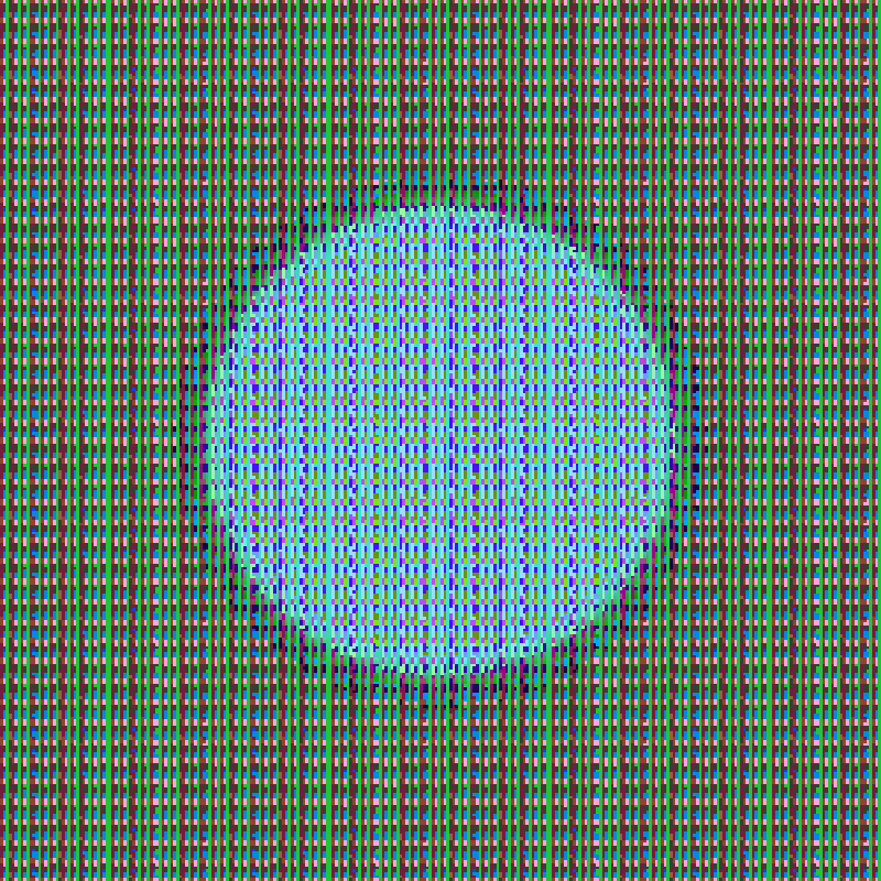 Pixelated Orb #19 static token preview