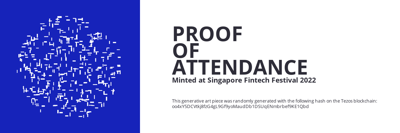 SFF2022 Proof of Attendance Token #1960 static token preview