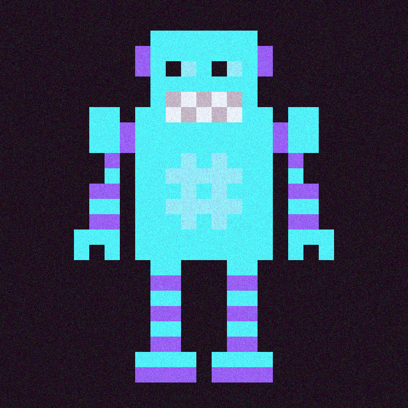 Pixelbots #20 static token preview