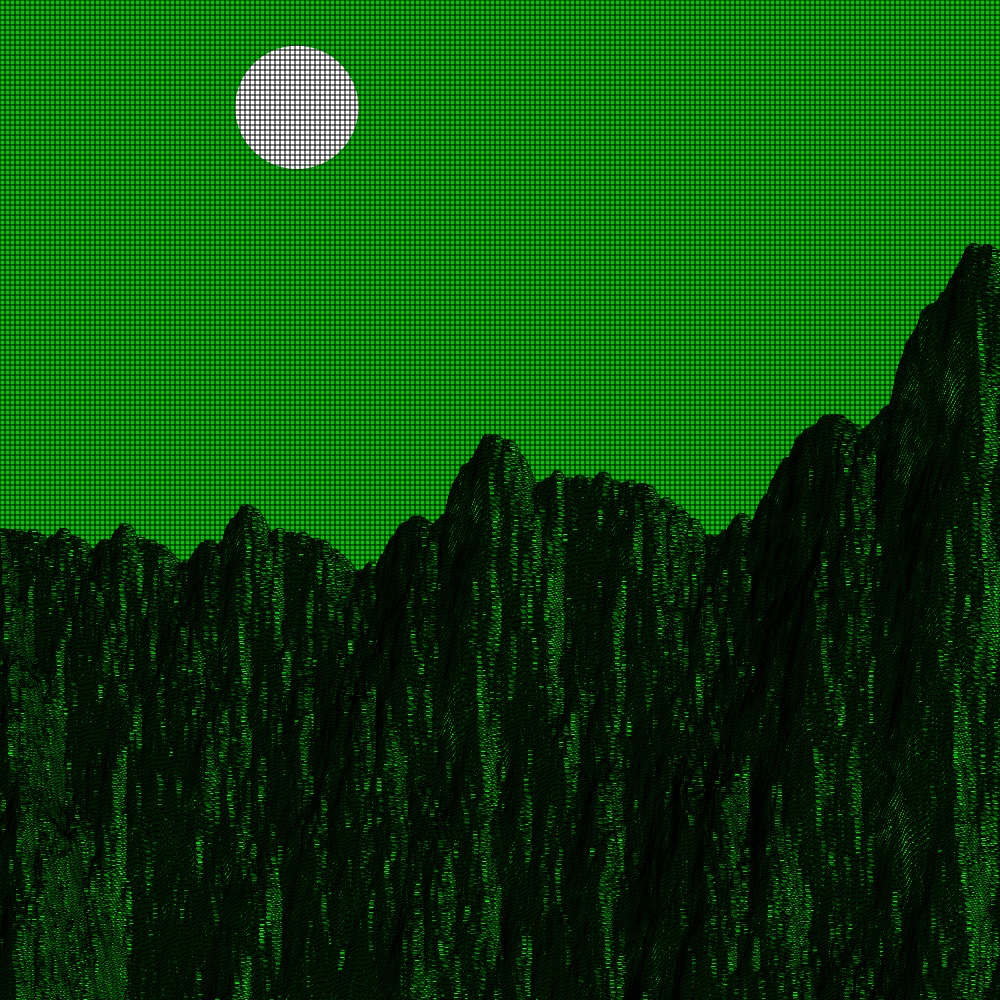 Classic generative landscape #2 static token preview