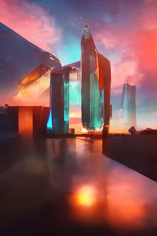 Prismatic Solitude #14 static token preview