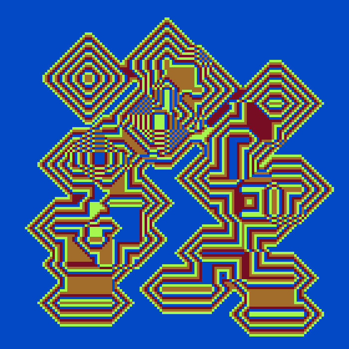 Superimposed Octagonal Pyramids #21 static token preview