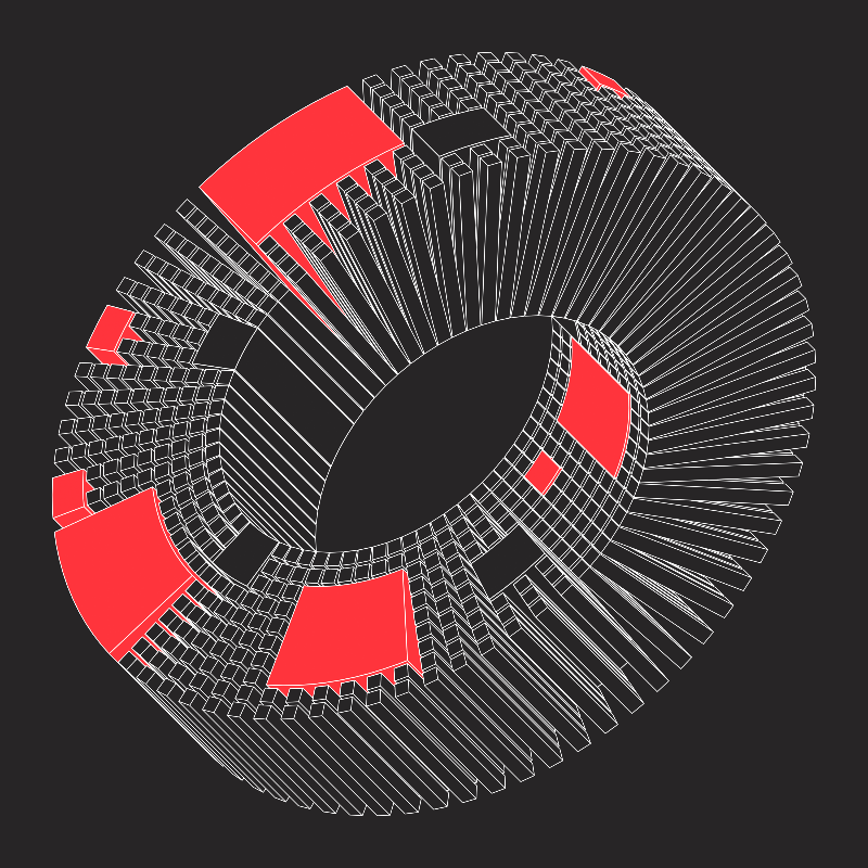 Ex Mobius (Neon Red) #19 static token preview