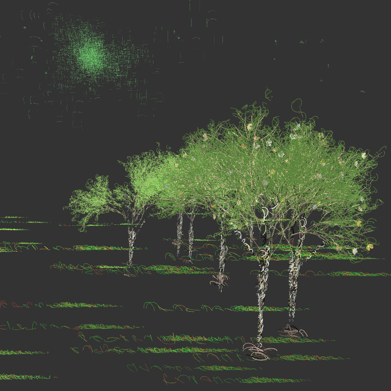Black winter forest #11 static token preview
