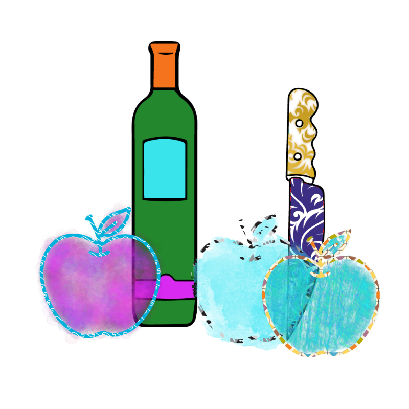 bottle and apples #18 static token preview