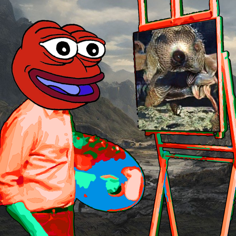 Pepe Ross goes AI #5 static token preview