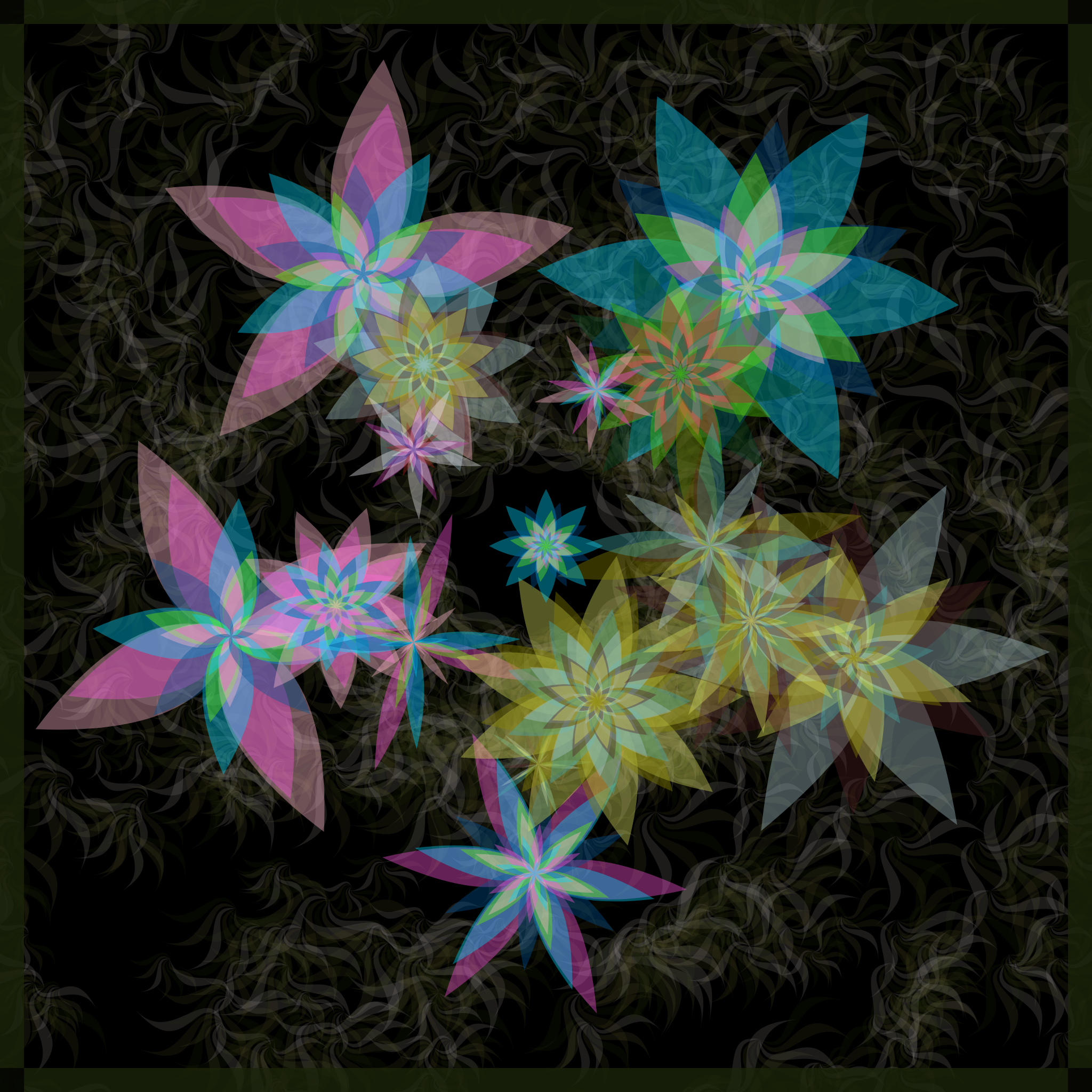 Bezier Garden #15 static token preview