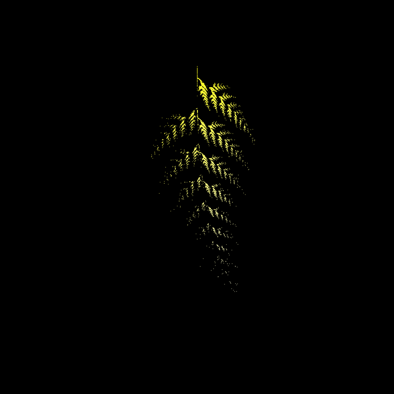 Fractal Leaves #11 static token preview