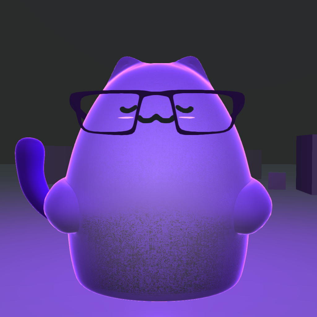 Glow Kitties #24 static token preview