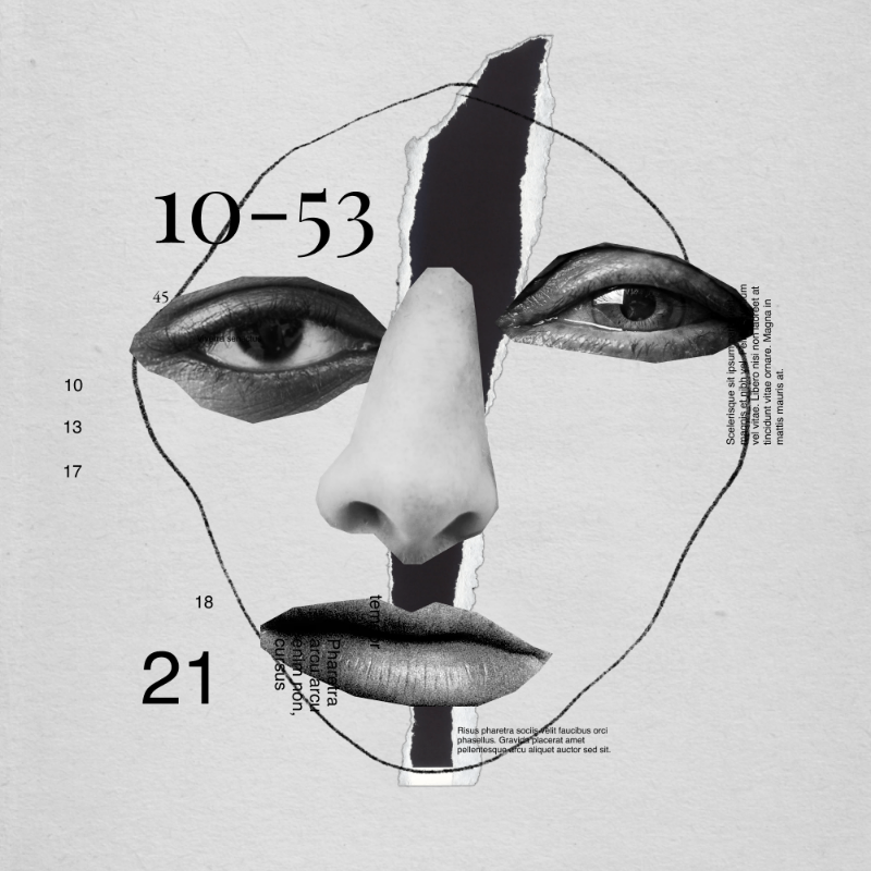 Collage faces #7 static token preview