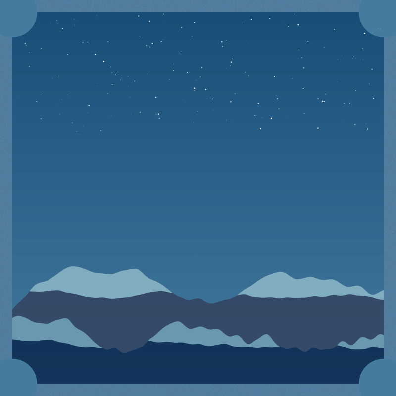 Stars and snow in the Andes Mountains #7 static token preview