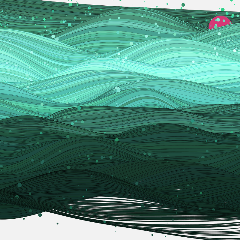 The Ocean Waves #48 static token preview