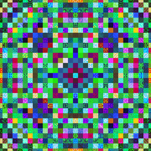 glitched quilt sq project preview
