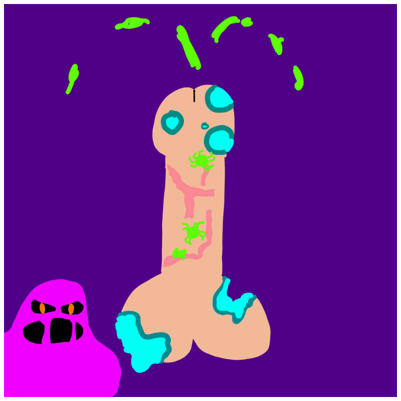 Decayed Dickgenerative Art #13 static token preview