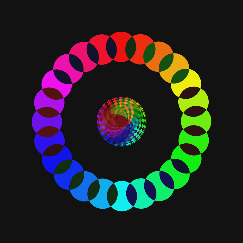 Harlequin's Wheel #12 static token preview
