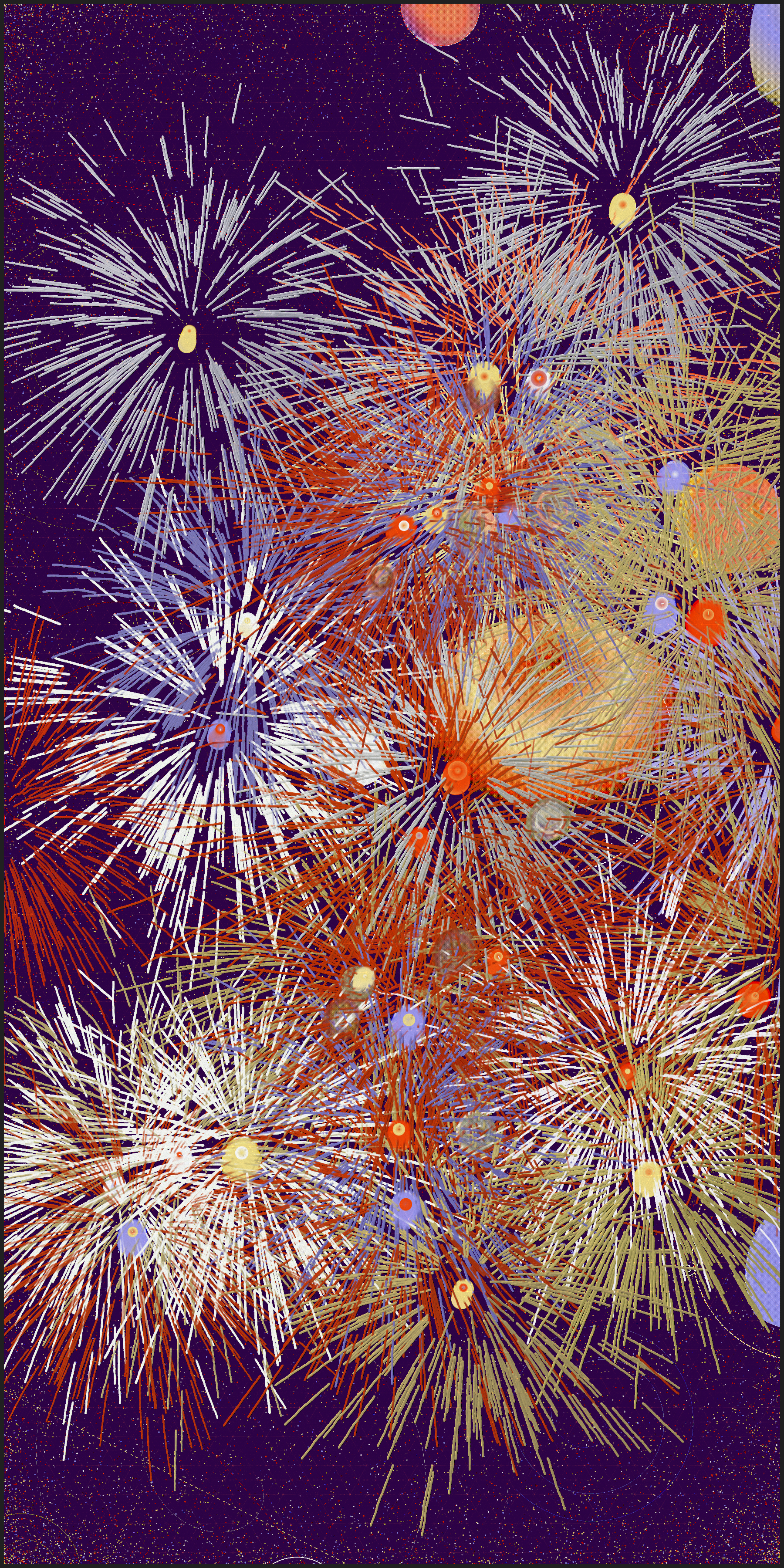 真夏の花火　Fireworks in Midsummer #17 static token preview