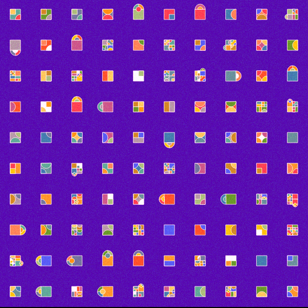 Mosaic Blocks #7 static token preview