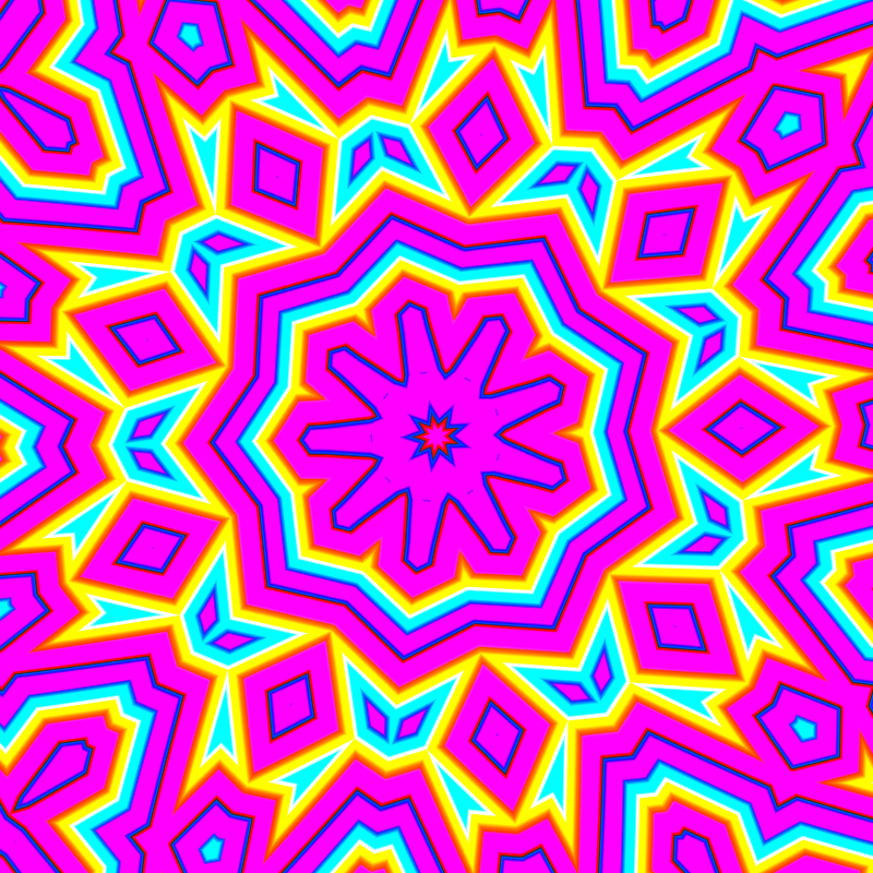 Psilocybin vision #3 - #fxhashturnsone #1 static token preview