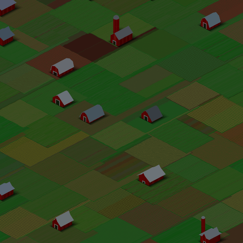 RED FARMS IN A QUIET COUNTY #22 static token preview