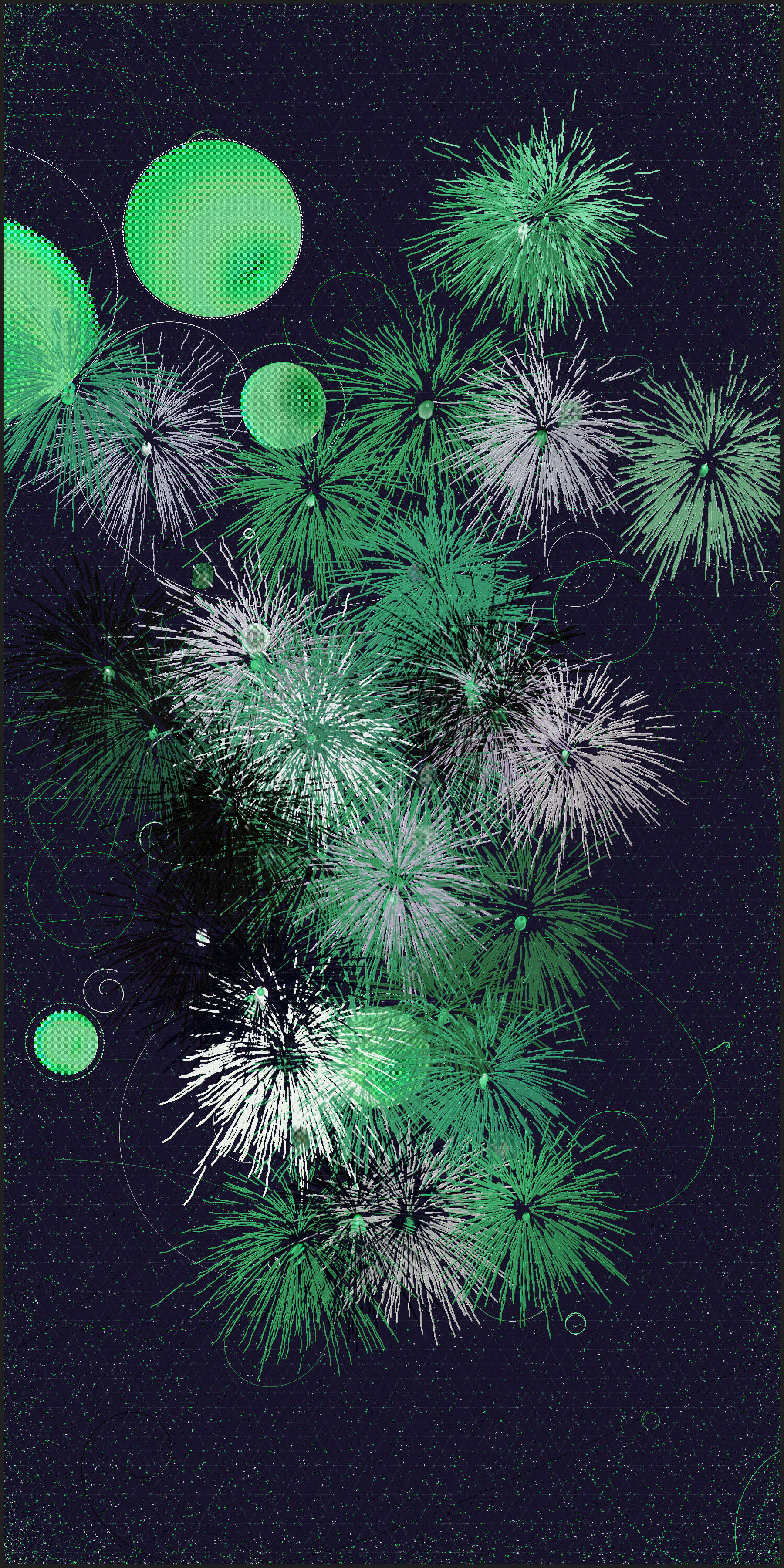 真夏の花火　Fireworks in Midsummer #15 static token preview