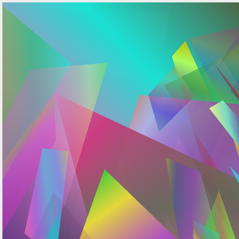 random divs with gradient and perspective #4 static token preview