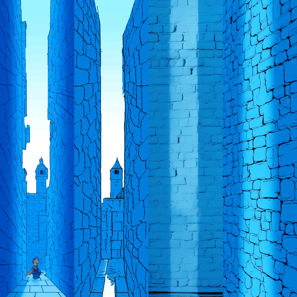 AI Narrow Alley #3 static token preview