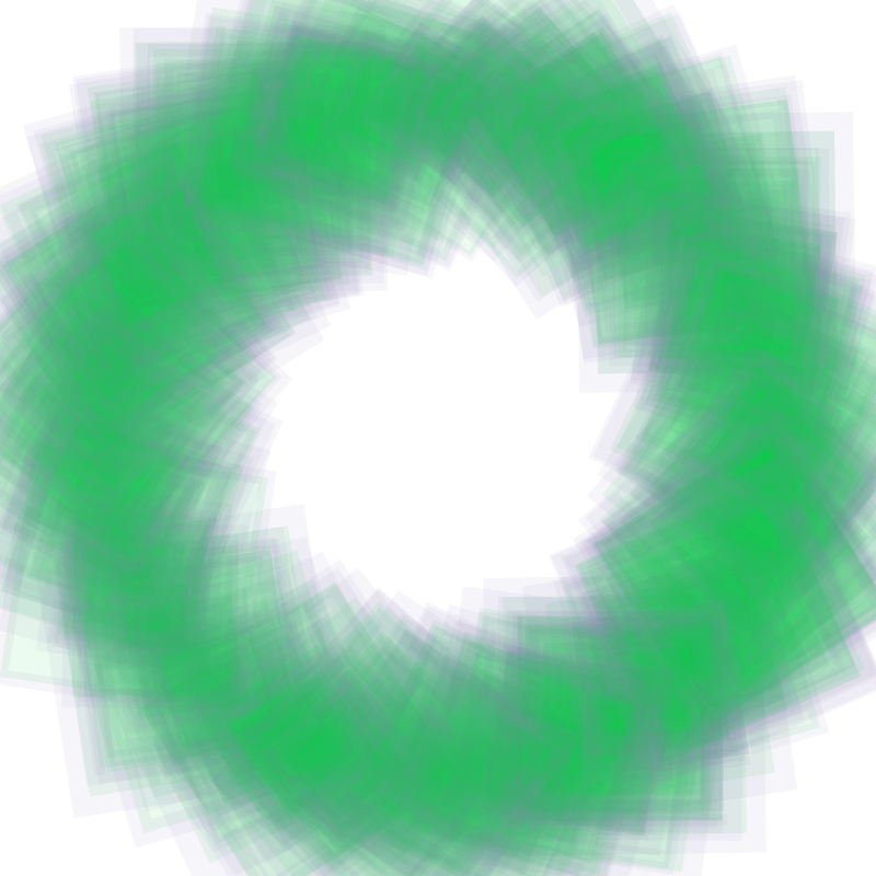 Circle of random squares #5 static token preview