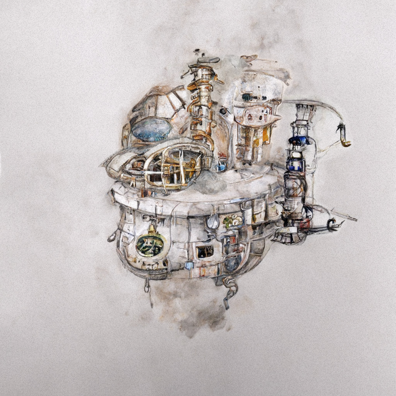 Utopian Space Castles #14 static token preview
