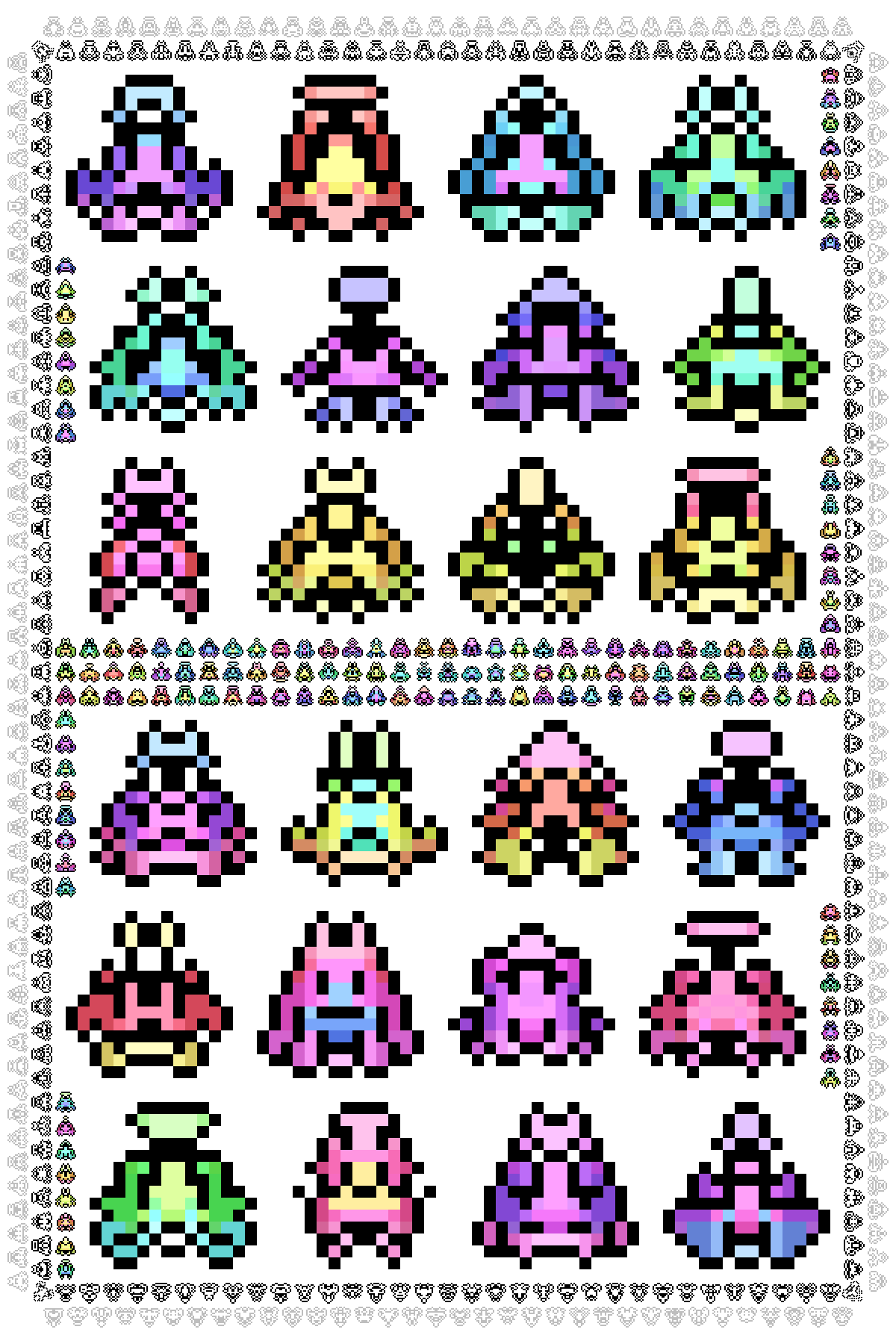 Pixel Spaceships #17 static token preview