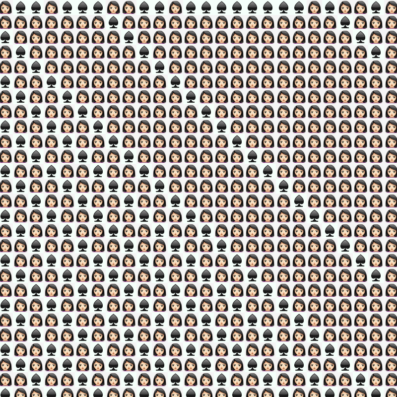 Elementary Cellular Emoji Automata #17 static token preview