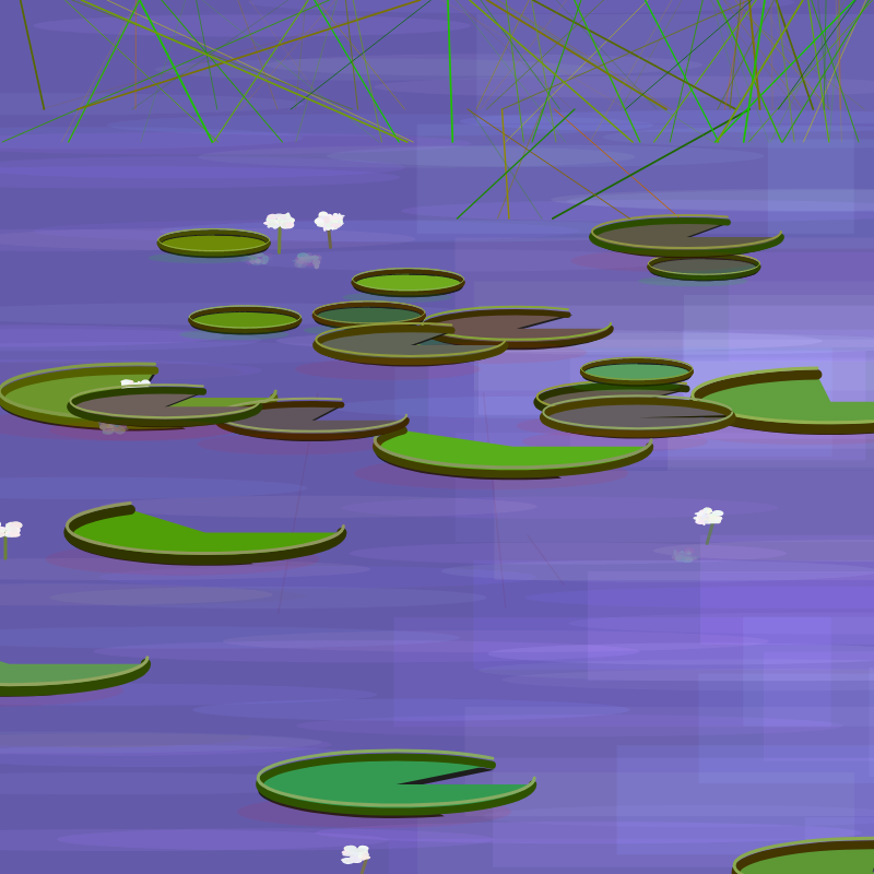 Water Lilies #10 static token preview