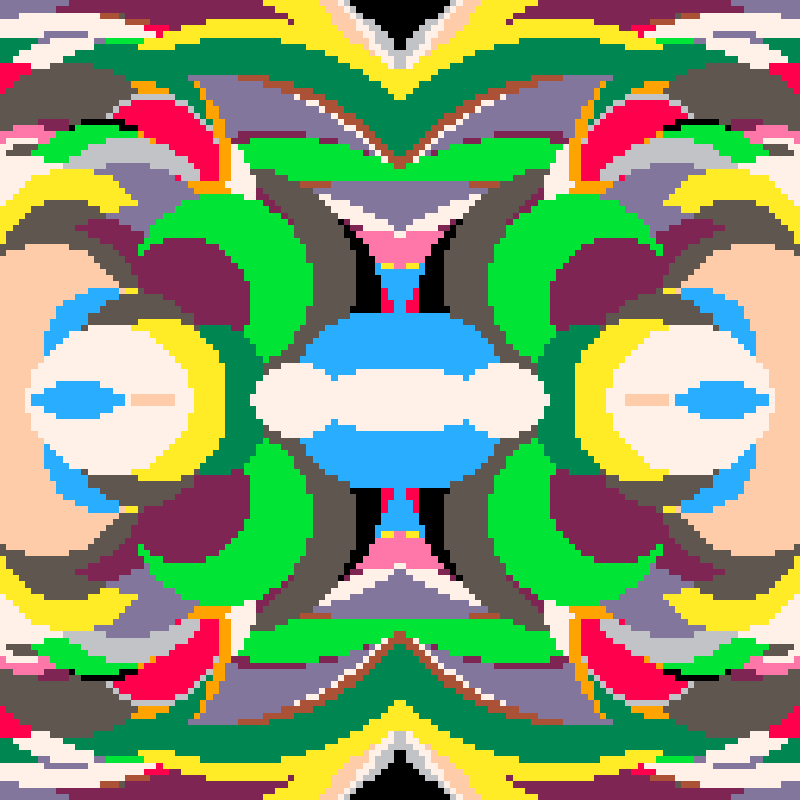 Rapid Psychedelic Inkblot Test Generator #14 static token preview